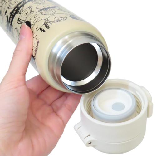 スヌーピー 保温保冷水筒 ワンプッシュステンレスボトル 480ml ピーナッツ ギャング ピーナッツ キャラクター グッズ