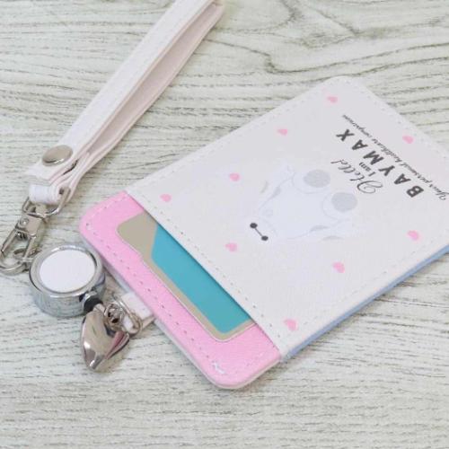 ベイマックス 定期入れ リール付きパスケース ディズニー キャラクター グッズ メール便可