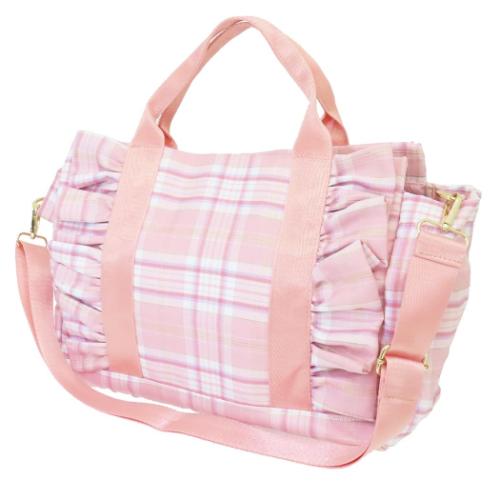 マイメロディ 斜め掛けかばん フリル横型トートバッグ 50th アニバーサリー サンリオ キャラクター グッズ