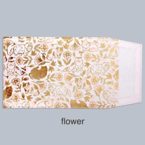 ROKKAKUx365Cat Art 文庫本カバー ブックカバー Cat Art Collection flower ねこ ネコ グッズ メール便可