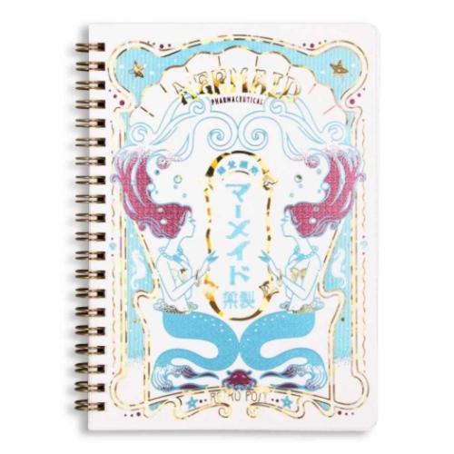 ROKKAKUxオビワン 方眼リングノート B6リングノート マーメイド製薬 レトロ グッズ メール便可