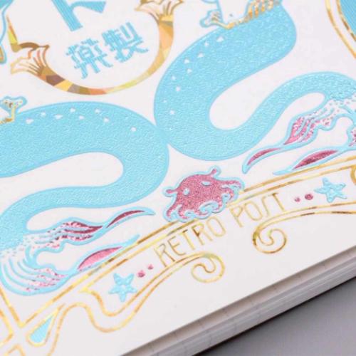 ROKKAKUxオビワン 方眼リングノート B6リングノート マーメイド製薬 レトロ グッズ メール便可