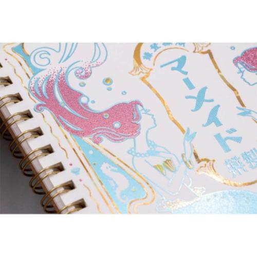 ROKKAKUxオビワン 方眼リングノート B6リングノート マーメイド製薬 レトロ グッズ メール便可