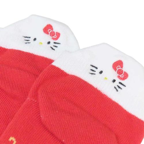 ハローキティ 女性用靴下 刺繍ヒールソックス フレンズ サンリオ キャラクター グッズ メール便可