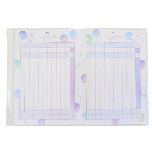 連絡帳 カバー付きA5連絡ノート 縦 メルティスカイバルーン かわいい グッズ メール便可