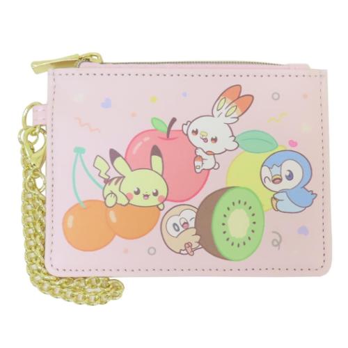 ポケットモンスター 小銭入れ＆定期入れ コイン＆パスケース ポケピース ピンク ポケモン キャラクター グッズ メール便可
