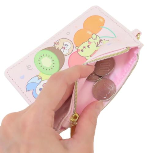 ポケットモンスター 小銭入れ＆定期入れ コイン＆パスケース ポケピース ピンク ポケモン キャラクター グッズ メール便可