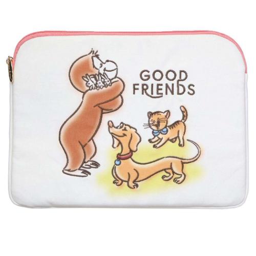 おさるのジョージ ガジェットケース タブレットケース グッドフレンズ 絵本キャラクター グッズ メール便可