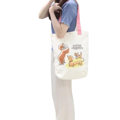 おさるのジョージ 手提げかばん トートバッグ グッドフレンズ 絵本キャラクター グッズ