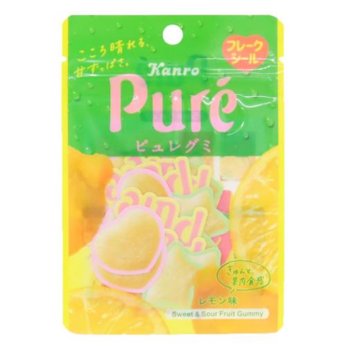 ピュレグミ ダイカットシール フレークシール レモン かわいい グッズ メール便可