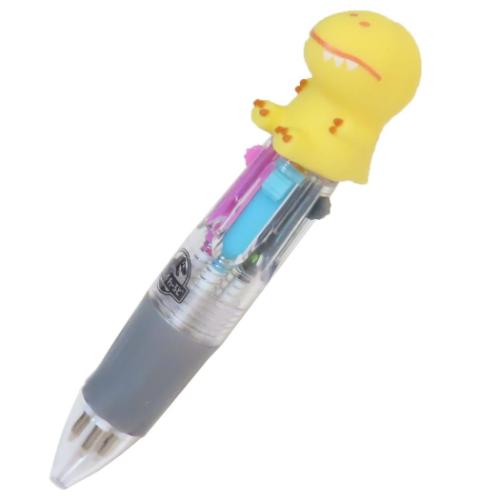 ちびジュラシックワールド ボールペン マスコット付きミニボールペン Tれっくす 恐竜 映画キャラクター グッズ メール便可