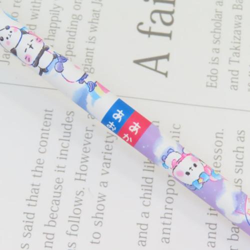 もちもちパンダ 赤青鉛筆 マット軸赤青鉛筆 もちぱんタウン かわいい グッズ メール便可