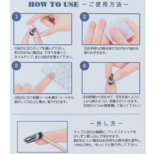 コスメ雑貨 マグネットネイルチップ バレリーナ オーロラパープル おしゃれ グッズ メール便可