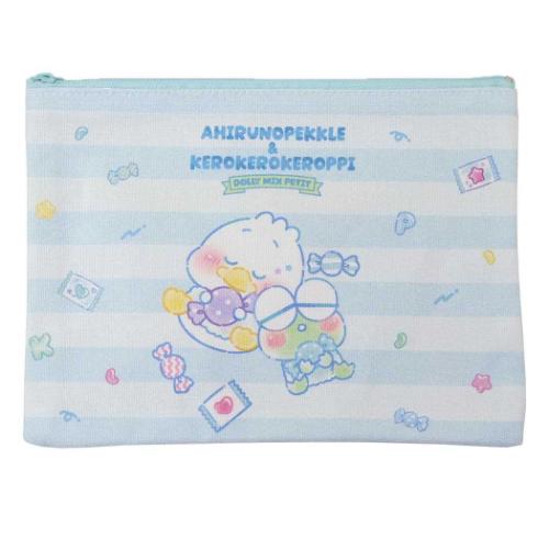 あひるのペックルxけろけろけろっぴ コスメポーチ フラットポーチ DollyMixぷち サンリオ キャラクター グッズ メール便可