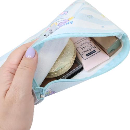 あひるのペックルxけろけろけろっぴ コスメポーチ フラットポーチ DollyMixぷち サンリオ キャラクター グッズ メール便可