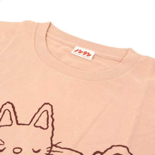 ノンタン Tシャツ リラックスT-SHIRTS こちょこちょ ダスティピンク XXXLサイズ 絵本キャラクター グッズ メール便可