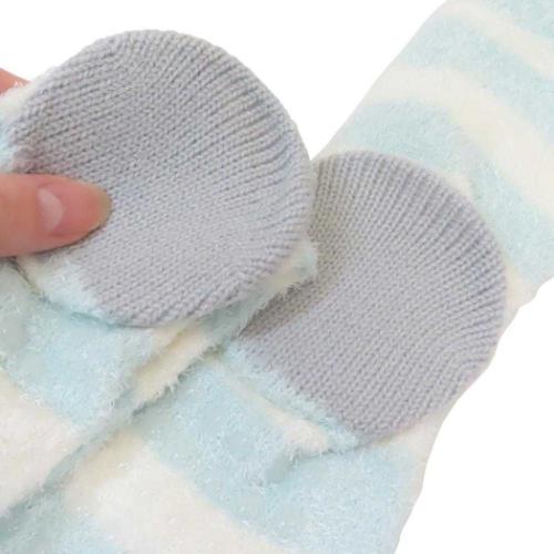 女性用防寒靴下 かかと保湿ルームソックス モイストボーダー 防寒用品 寒さ対策 つま先なし オープントゥー グッズ