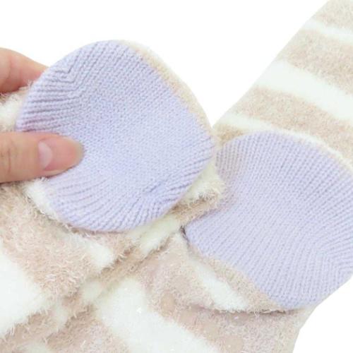 女性用防寒靴下 かかと保湿ルームソックス モイストボーダー 防寒用品 寒さ対策 つま先なし オープントゥー グッズ