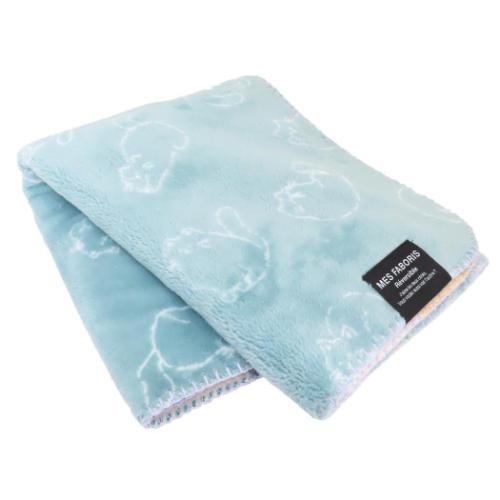 ひざ掛け毛布 リバーシブルブランケット ミネットチェック ミント 防寒対策 あったかグッズ グッズ