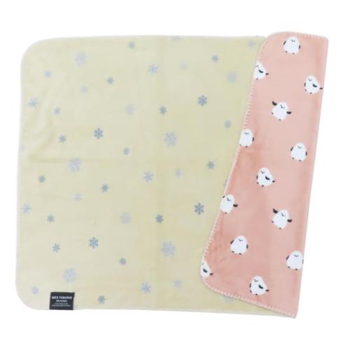 ひざ掛け毛布 リバーシブルブランケット シマスノウ ピンク 防寒対策 あったかグッズ グッズ