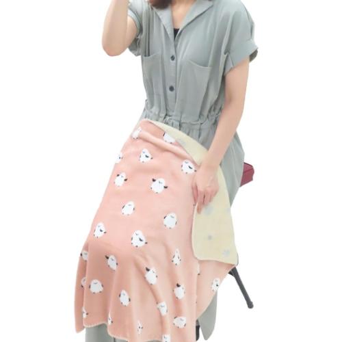 ひざ掛け毛布 リバーシブルブランケット シマスノウ ピンク 防寒対策 あったかグッズ グッズ