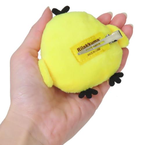 リラックマ ヘアクリップ フェイスマスコットヘアクリップ キイロイトリ サンエックス キャラクター グッズ