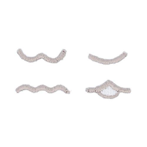 推しぬい 推し活アイテム ぬいフェイスワッペンM くちアソート A NUIW-13 推し活 KIYOHARA グッズ メール便可