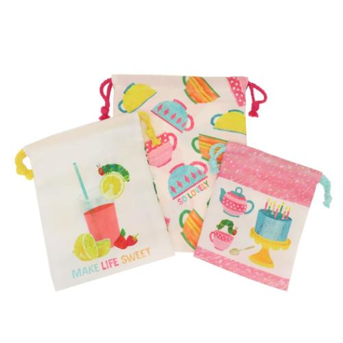 はらぺこあおむし 巾着袋 3P巾着 きんちゃくポーチ3枚セット エリックカール 絵本キャラクター グッズ メール便可