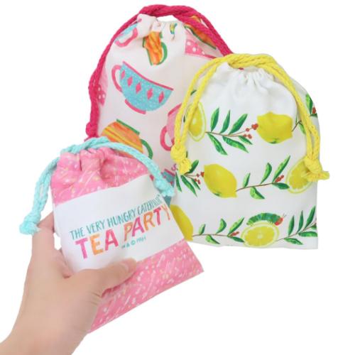 はらぺこあおむし 巾着袋 3P巾着 きんちゃくポーチ3枚セット エリックカール 絵本キャラクター グッズ メール便可