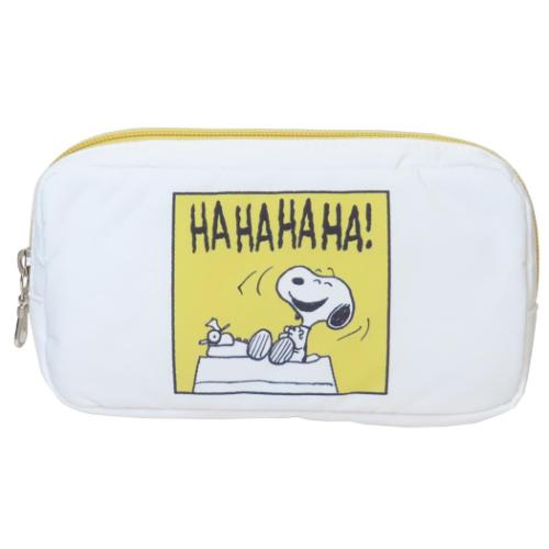 スヌーピー コスメポーチ マルチポーチ YE スヌーピーコミック ピーナッツ キャラクター グッズ