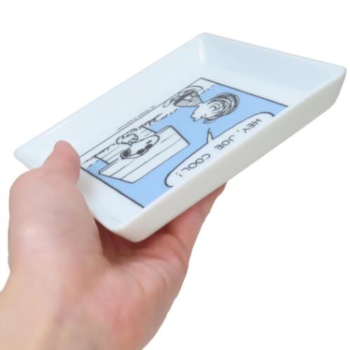 スヌーピー 小皿 スクエアプレート BL スヌーピーコミック ピーナッツ キャラクター グッズ