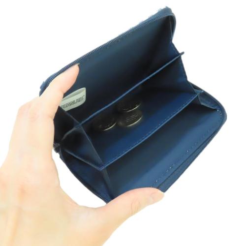 スヌーピー 小銭入れ パスケース付きコインケース オラフ ネイビーチェックシリーズ ピーナッツ キャラクター グッズ メール便可