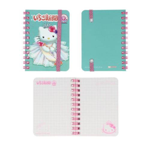 ハローキティ リングノート ＷリングノートA7 全8種 8個入セット いちご新聞 サンリオ キャラクター グッズ