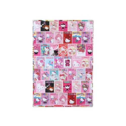 ハローキティ バインダー クリップボード A4 いちご新聞 集合 サンリオ キャラクター グッズ