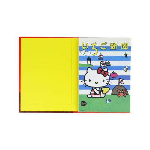 ハローキティ 便箋 レターパット いちご新聞 レッド サンリオ キャラクター グッズ メール便可