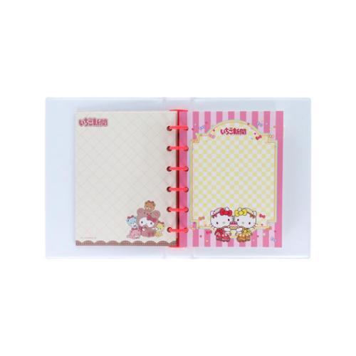 ハローキティ シール帳 シールバインダー いちご新聞 ストライプ サンリオ キャラクター グッズ
