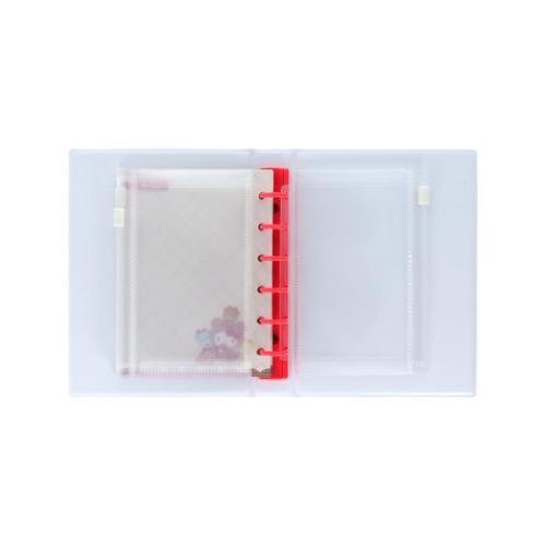 ハローキティ シール帳 シールバインダー いちご新聞 ストライプ サンリオ キャラクター グッズ