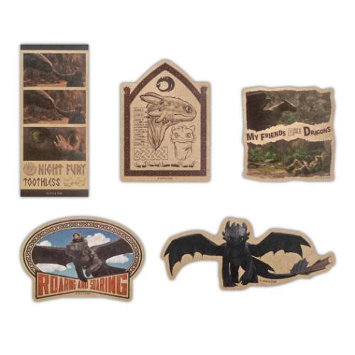 ヒックとドラゴン ステッカーキャラクター クラフトステッカーセット 実写 映画キャラクター グッズ