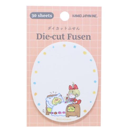 水森亜土 付せん ダイカット付箋 なかよし キャラクター グッズ メール便可