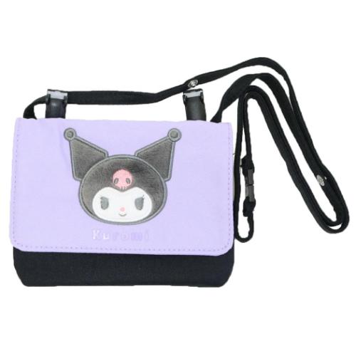 クロミ クリップポケット 横長タイプ ショルダーひもつき どこでもポッケ サンリオ キャラクター グッズ メール便可