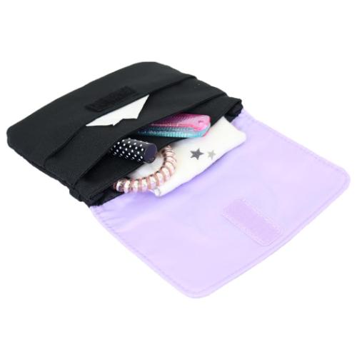 クロミ クリップポケット 横長タイプ ショルダーひもつき どこでもポッケ サンリオ キャラクター グッズ メール便可