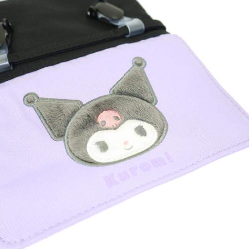 クロミ クリップポケット 横長タイプ ショルダーひもつき どこでもポッケ サンリオ キャラクター グッズ メール便可