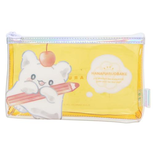 はなまるおばけ ペンポーチ クリアフラットペンケース サンリオ キャラクター グッズ メール便可