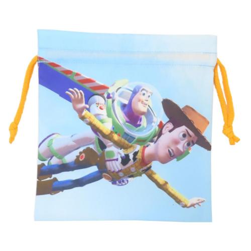 トイストーリー 巾着袋 巾着M ウッディ＆バズ ディズニー キャラクター グッズ メール便可