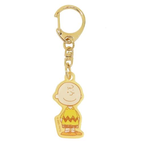 スヌーピー キーリング アクリルキーミニキーホルダー Myselect チャーリーブラウン ピーナッツ キャラクター グッズ メール便可