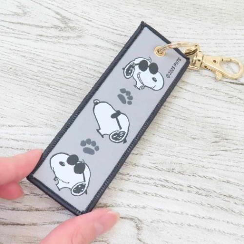 スヌーピー キーリング 織りキーホルダー BK ジョークール Myselect ピーナッツ キャラクター グッズ メール便可