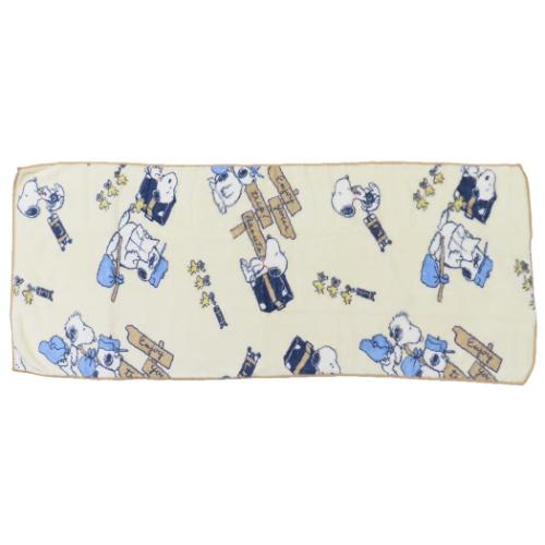 スヌーピー 速乾フェイスタオル クイックドライビッグフェイスタオル チラシ enjoy your trip ピーナッツ キャラクター グッズ