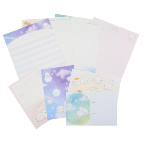 ずっとシマエナガ レターセット ソーメニーレター シマエナガ かわいい グッズ メール便可