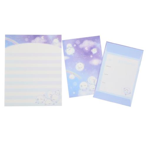 ずっとシマエナガ レターセット ソーメニーレター シマエナガ かわいい グッズ メール便可