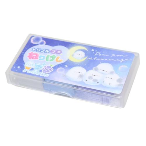 消しゴム トリプルラメねりけし ぽんぽんエナガ かわいい グッズ メール便可